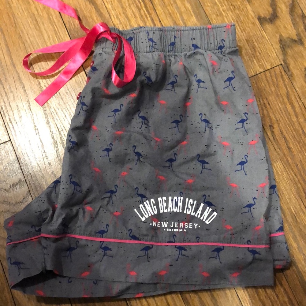 Long Beach Island flamingo boxer shorts